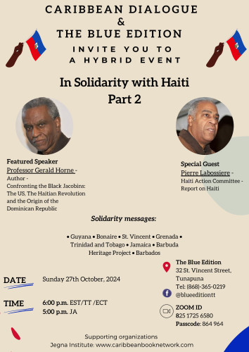 In Solidarity With Haiti