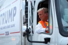 Fake Garbageman President Elect In Garbage Truck: