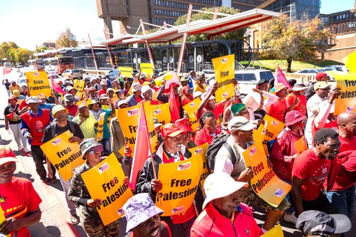 South African Trade Unions Support A Free Palestine