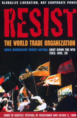 Resist the WTO flyer from 1999