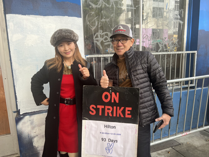 Strikers on 93rd Day Of The Strike