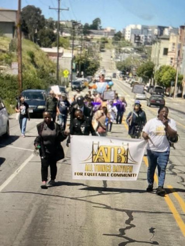 All Things Bayview march in Bay View Hunters Point last year (2024)