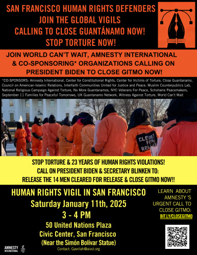 Close Gitmo Local SF Flyer January 2025