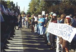 Books Not Bombs Rally and March to Nuclear Laboratory in Livermore