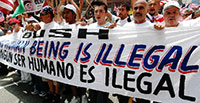 BUSH, No Human Being is Illegal // Ningun Ser Humano es Ilegal