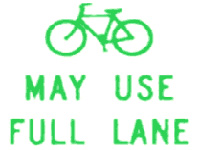 Mission Street "Bikes May Use Full Lane" Bike Ride on May 13th