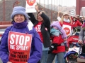 "Stop The Spray" March Across the Golden Gate Bridge