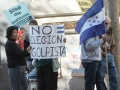 Pickets Protest Election at Honduran Consulate in S. F.