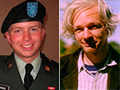 Protests in Santa Cruz to Free WikiLeaks Founder Julian Assange and Bradley Manning