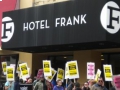 Hotel Frank Employees and Allies Unite to Fight for Workers' Rights