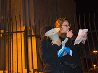 Demonstrators Joined by Occupy Santa Cruz for Protest and Noisemaking at County Jail