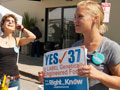 Yes on Prop 37 March in Santa Cruz to Label Genetically Engineered Foods