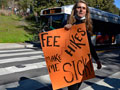 UC Santa Cruz Students and Workers Rally for Health Care Justice