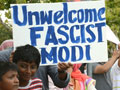 Protesters Enact Die-In to "Unwelcome" Narendra Modi to Silicon Valley