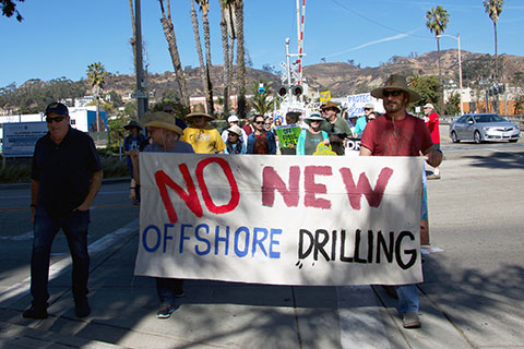 Californians Rally Against Offshore Drilling