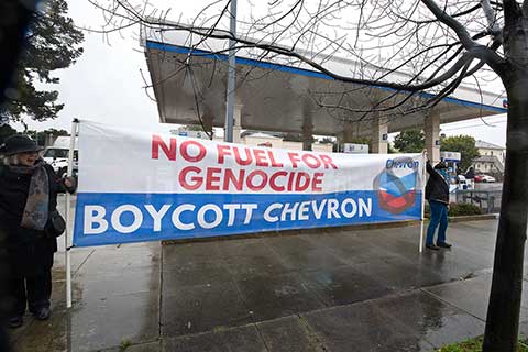 Bay Area Joins BDS Movement's Boycott Chevron Weekend of Actions