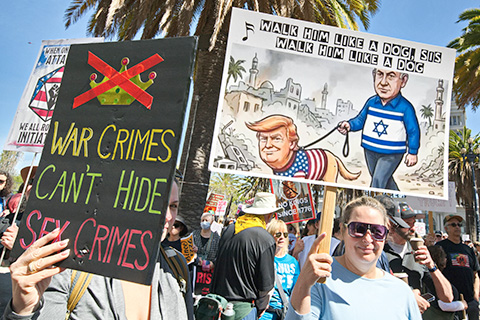 "No Kings, No ICE, No War"